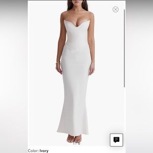 Tamara Strapless Stretch Satin Gown
HOUSE OF CB